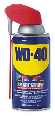 Aerosol Lubricant, Smart Straw, 8-oz.