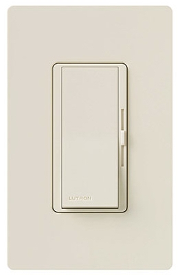 Diva Single-Pole/3-Way Dimmer, 150-Watt, Almond