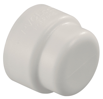 Underground Sprinkler End Cap, 3/4-In. PVC Lock