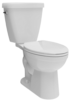 Prelude Toilet, Low-Flow, Elongated-Front, White Vitreous China, 2-Pc.