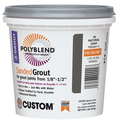 Sanded Repair Grout, Bone, 1-Lb.