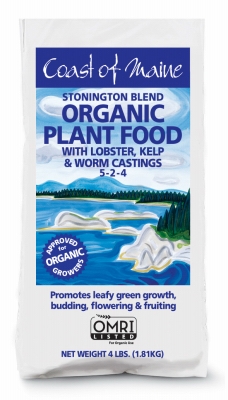 Stonington Lobster & Kelp Plant Food, Granular, 5-2-4, 4-Lbs.