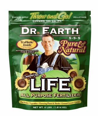 Life All-Purpose Organic Fertilizer, 5-5-5, 4-Lbs.