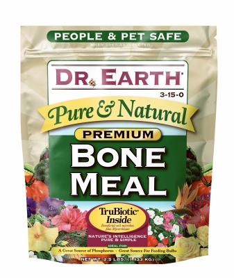 Bone Meal Organic Fertilizer, 3-15-0, 2.5-Lb. Box