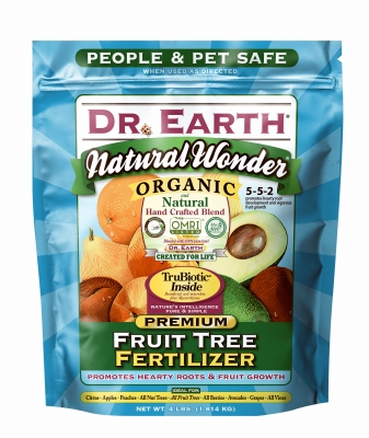 Fruit Tree Organic Fertilizer, 7-4-2, 4-Lb. Bag