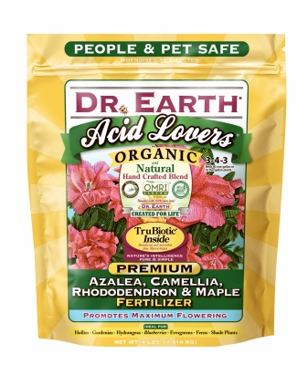 Acid Lovers Azalea, Camellia & Rhododendron, Organic Fertilizer, 3-4-3, 4-Lb. Poly Bag