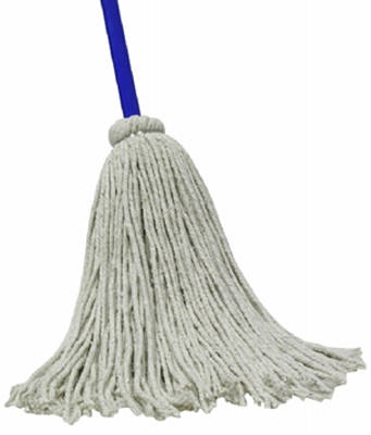 Cotton Deck Mop With 48-Inch Steel Handle