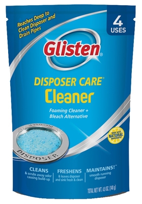 4-Pack Disposer Care Cleaner & Disinfectant Pouch