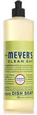 Clean Day Lemon Verbena Liquid Dish Soap. 16-oz.