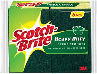 6-Pack Heavy Duty Scrub Sponge