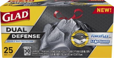 Force Flex Outdoor Trash Bag, 25-Ct., 30-Gal.
