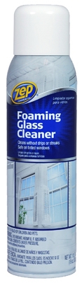 Glass Cleaner, Foaming, 19-oz.