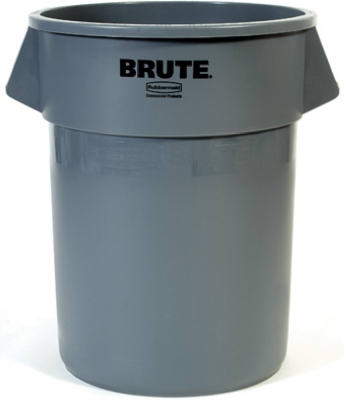 Brute 55-Gallon Gray Trash Can