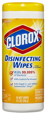 35-Ct. Lemon Disinfecting Wipes