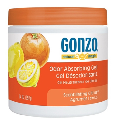 Odor Absorbing Gel, Citrus, 14-oz.