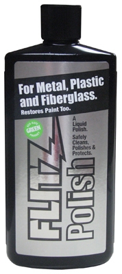 Metal Polish & Fiberglass Cleaner, 3.4-oz.