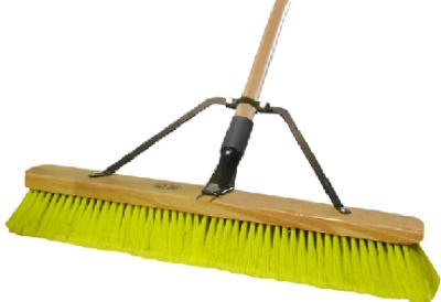 24-Inch JobSite Indoor/Outdoor Pushbroom