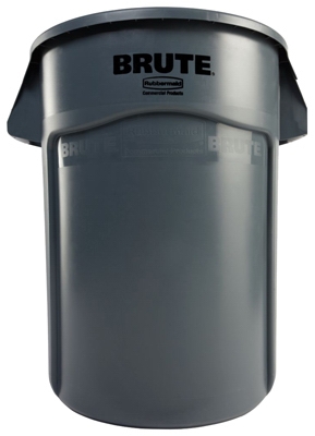 Brute Trash Can, Gray, 44-Gal.