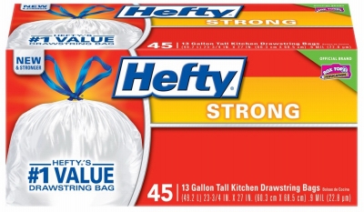 Strong Kitchen Bags, 45-Ct., 13-Gal.