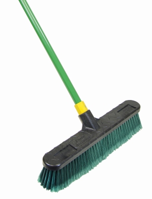 Bulldozer Indoor/Outdoor Push Broom, 18-In.