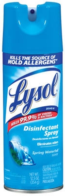 Disinfectant Spray, Spring Waterfall Scent, 12.5-oz.