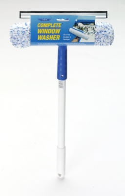 Squeegee/Scrubber Combo, Wide, 10-In.