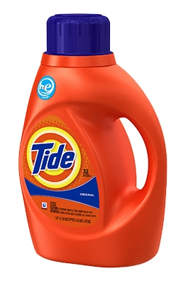 HE Detergent, Liquid, Regular Scent, 50-oz.