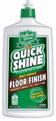 Quick Shine Floor Finish, 27-oz.