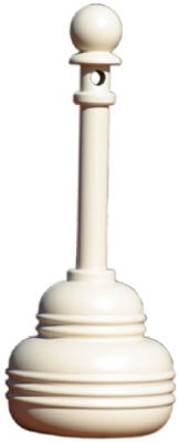 Safesmoker Cigarette Receptacle, Beige, 1-Gal.
