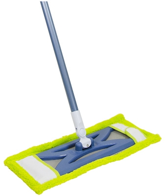 Microfiber Hardwood Floor Mop, Reusable Pad, Wet & Dry
