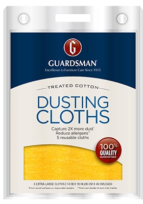 Dusting Cloths, Cotton, 5-Pk.