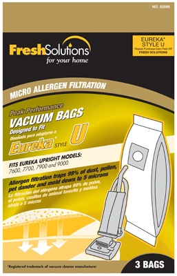 Vacuum Bags, U Style, 3-Pk.