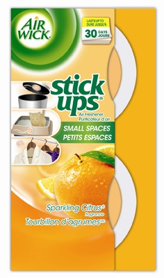 Stick Ups Air Freshener, Sparkling Citrus, 2-Pk.