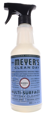 Mrs. Meyer's Clean Day,  Multi-Surface Everyday Cleaner, Bluebell Scent, 16-oz.