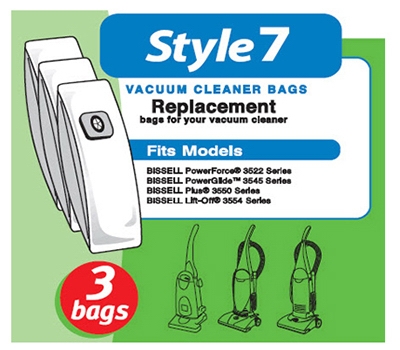 Vacuum Bags, Style 7, 3-Pk.