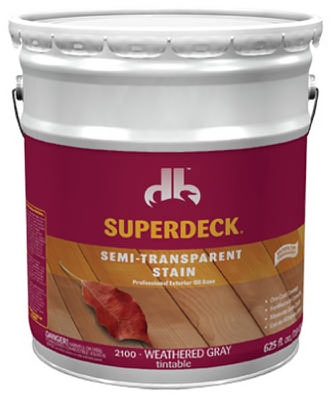 5-Gallon Semi-Transparent Weathered Gray Stain/Sealer