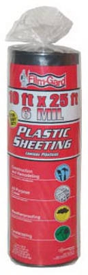 10 x 25-Ft. 6-Mil Black Polyethylene Sheeting