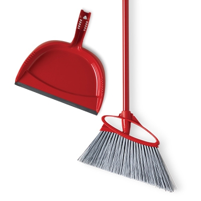 Angle Broom with Sweeping Pan