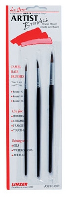 3-Pc. Artist Brush Set