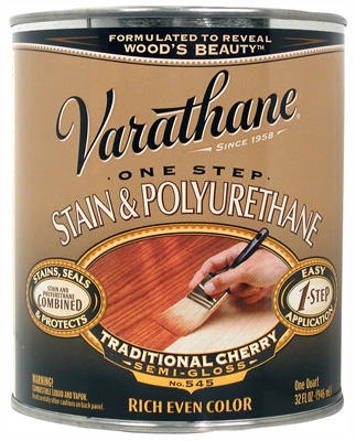 Varathane Qt. Traditional Cherry Wood Stain & Polyurethane