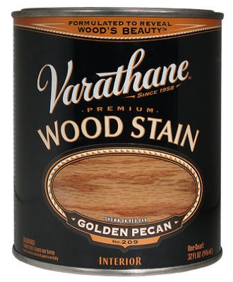 Varathane Qt. Golden Pecan Premium Oil-Based Interior Wood Stain