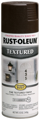 Textured Spray Paint, Dark Brown, 12-oz.