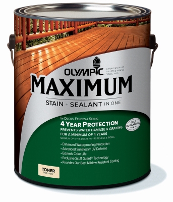 Maximum Waterproofing Sealant, Exterior, Oil, Redwood, 1-Gal.