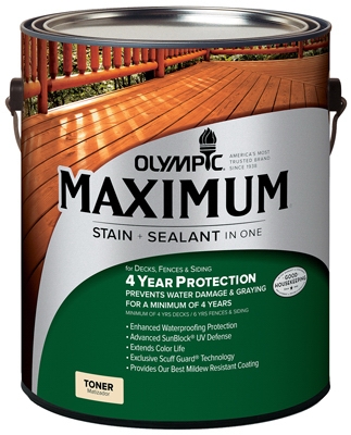 Maximum Waterproofing Sealant, Exterior, Oil, Cedar, 1-Gal.