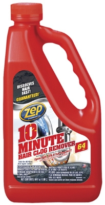 10-Minute Hair Clog Remover, 64-oz.
