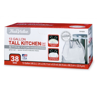 Tall Kitchen Trash Bags, 38-Ct. 13-Gal.