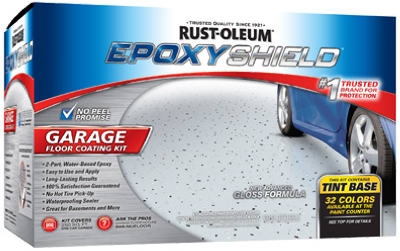 EpoxyShielf Resin Garage Floor Kit, Gray