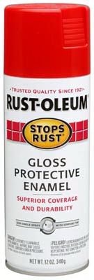 Stops Rust Spray Enamel, Cherry Gloss, 12-oz.