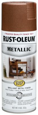 Stops Rust Metallic Spray Paint, Vintage Copper, 11-oz.