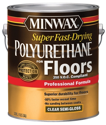 1-Gallon Semi-Gloss Low-VOC Fast-Drying Polyurethane Floor Finish
